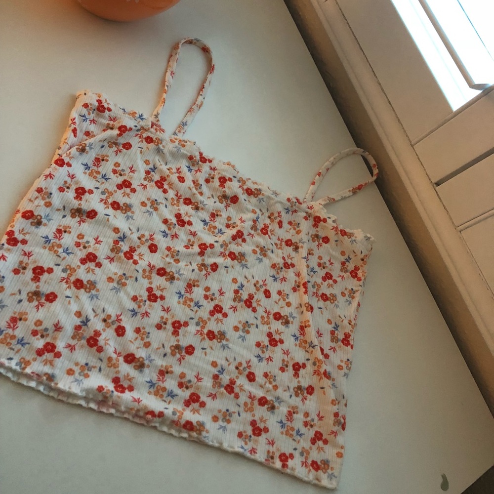 Floral tank top